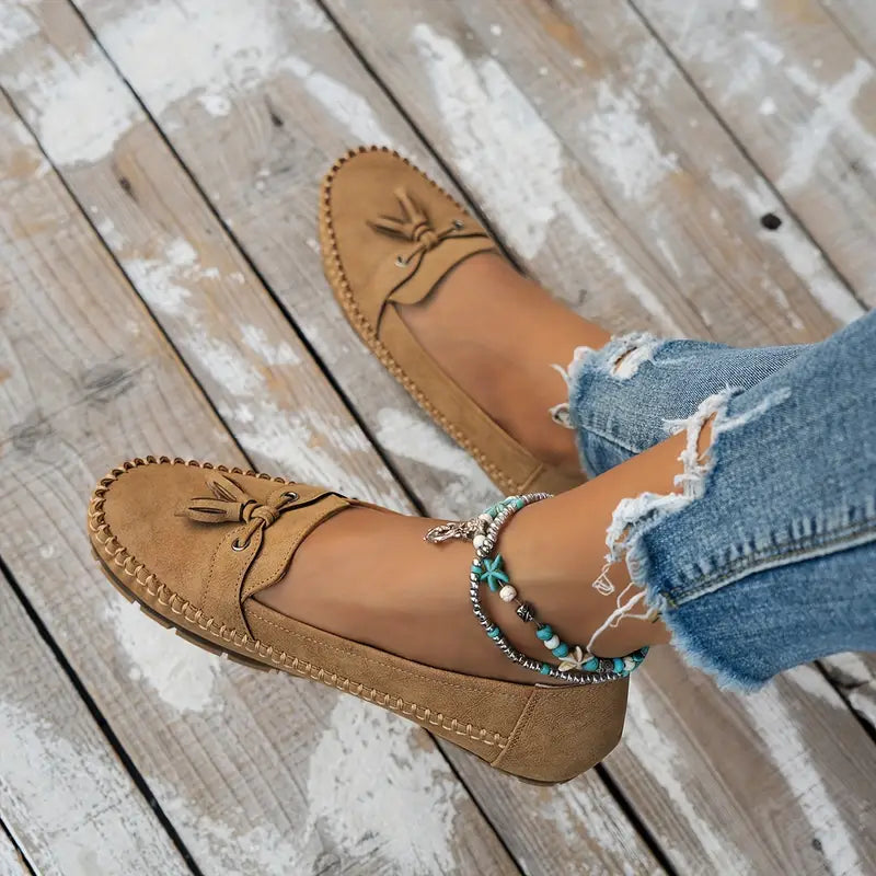 Sharina | Zachte slip-on mocassins voor dames - Lichtgewicht, ademende Casual Loafers
