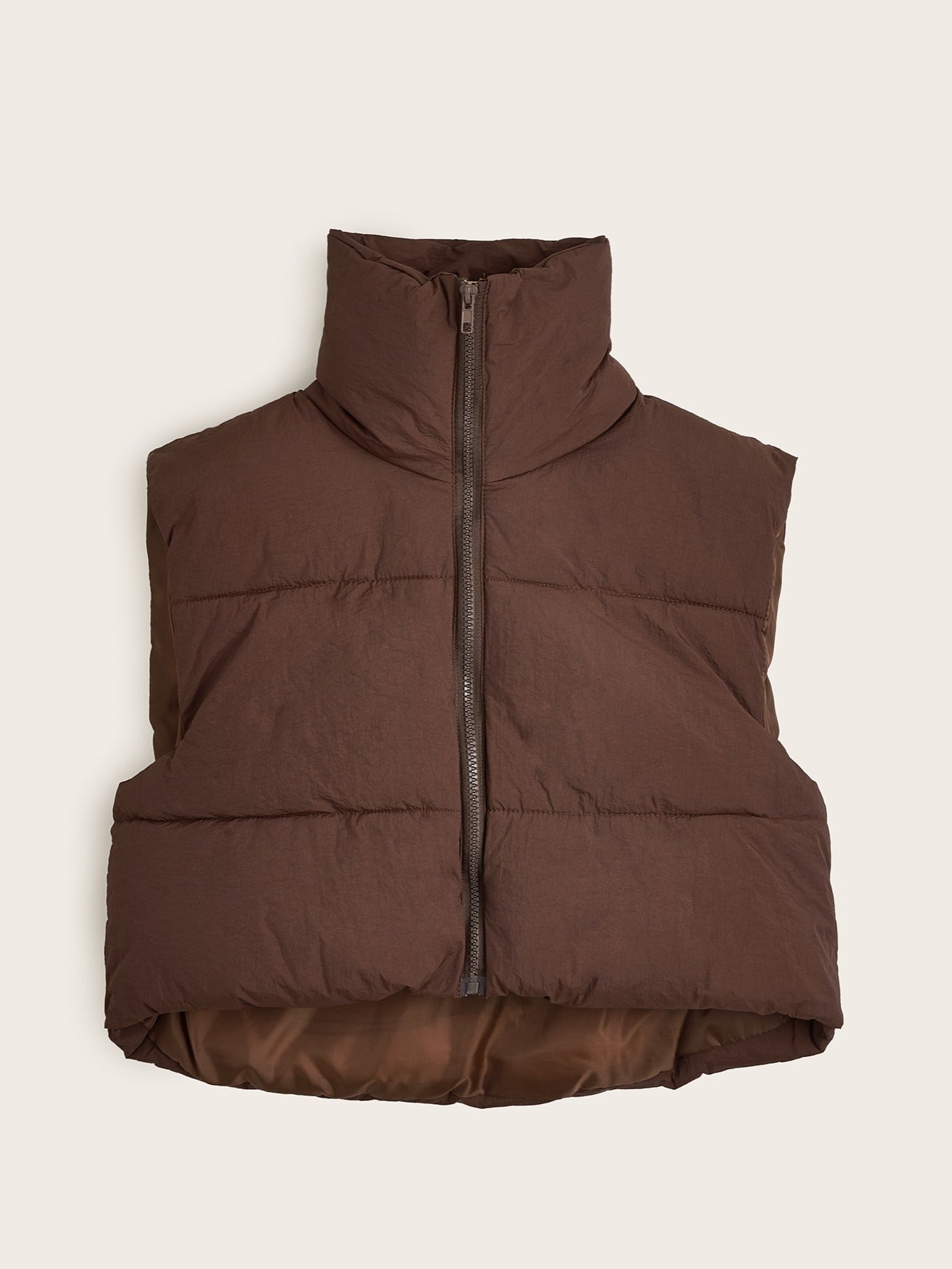 Adelheid | Vrouwen Lichtgewicht Mouwloos Thermisch Vest - Zip-up, Effen, Herfst/Winter Laag