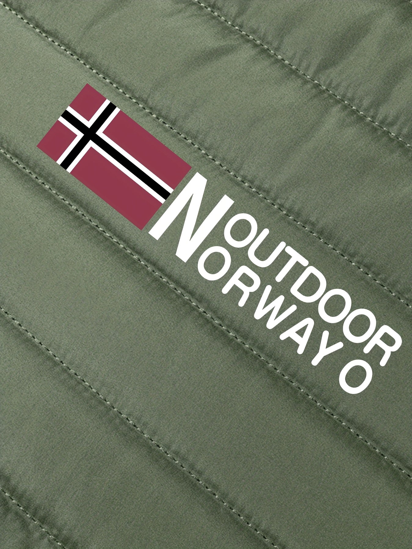 Kyro | Geïsoleerde winterjas voor heren met Scandinavisch letterontwerp – dik gevoerde jas met ritssluiting