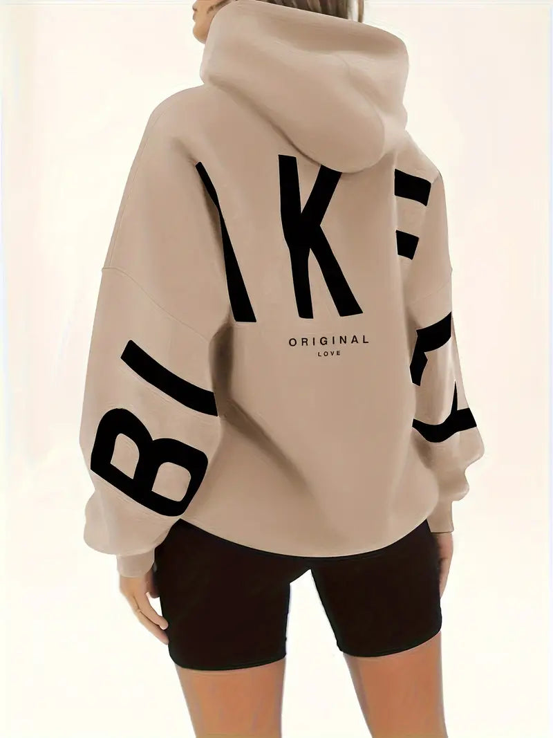 Ailene | Gezellige winterjas met capuchon voor dames – Stijlvolle oversized jas met patroon, warm en comfortabel