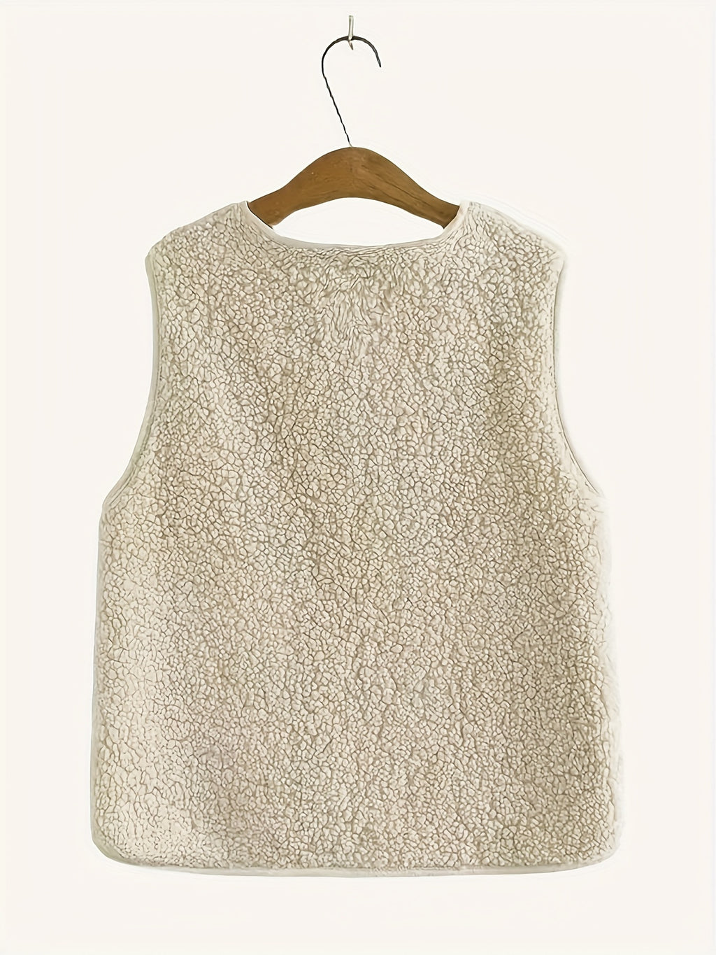 Marlene | Effen damesvest met rits - Casual mouwloos thermisch vest met zakken