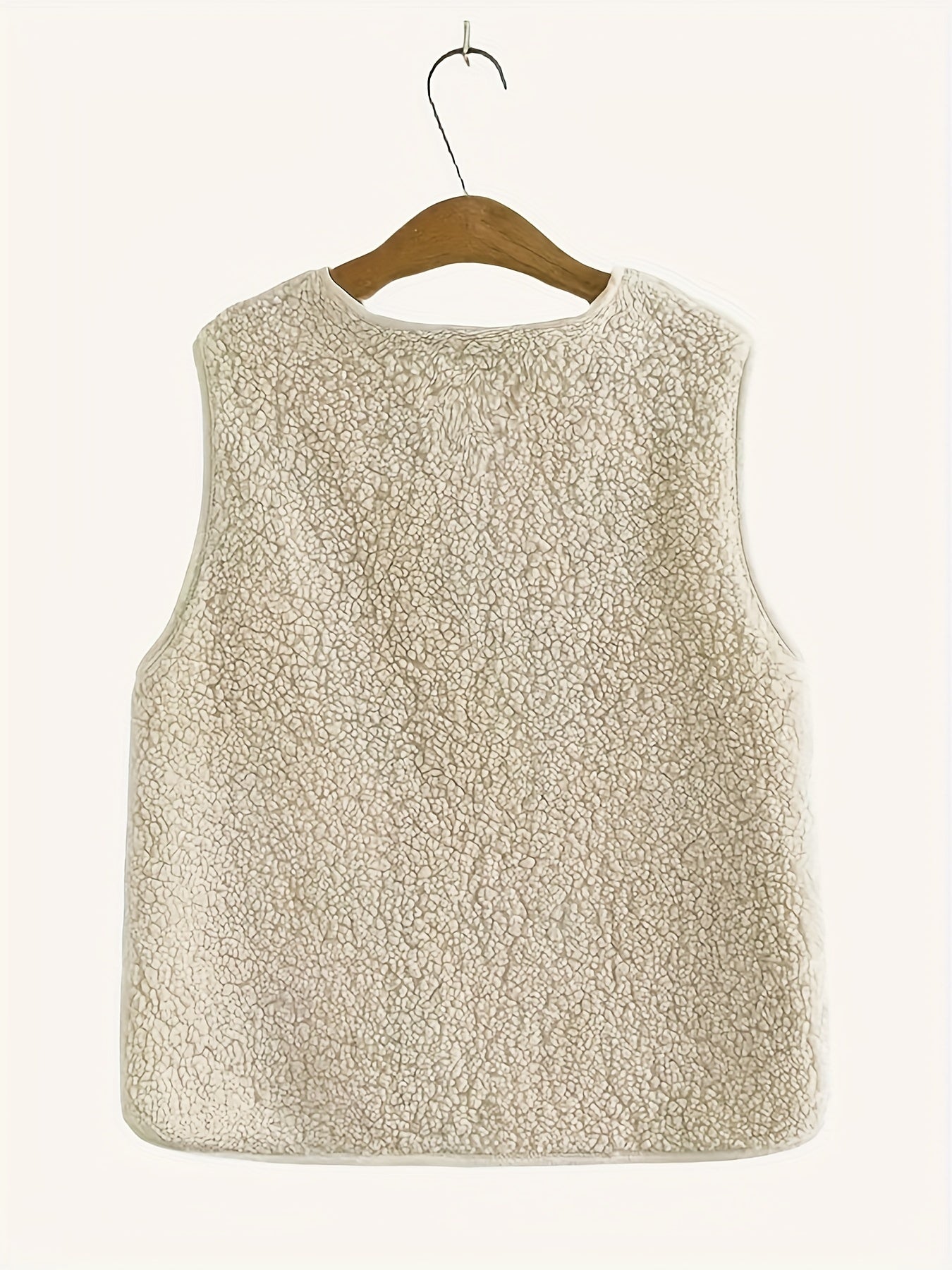 Marlene | Effen damesvest met rits - Casual mouwloos thermisch vest met zakken