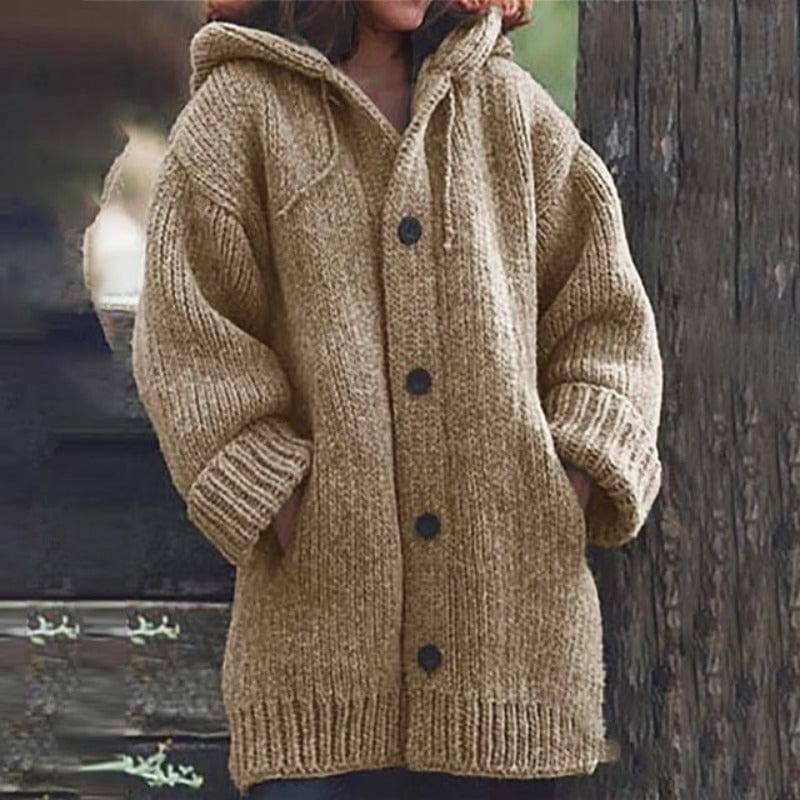 Aralyn | Lang gebreid vest voor dames – Warme, zachte stof, casual winterstijl