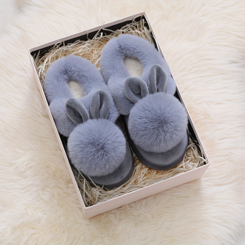 SnuggleStep | Vrouwen pantoffels van pluche - Zachte, donzige, warme antislippantoffels voor binnen en buiten