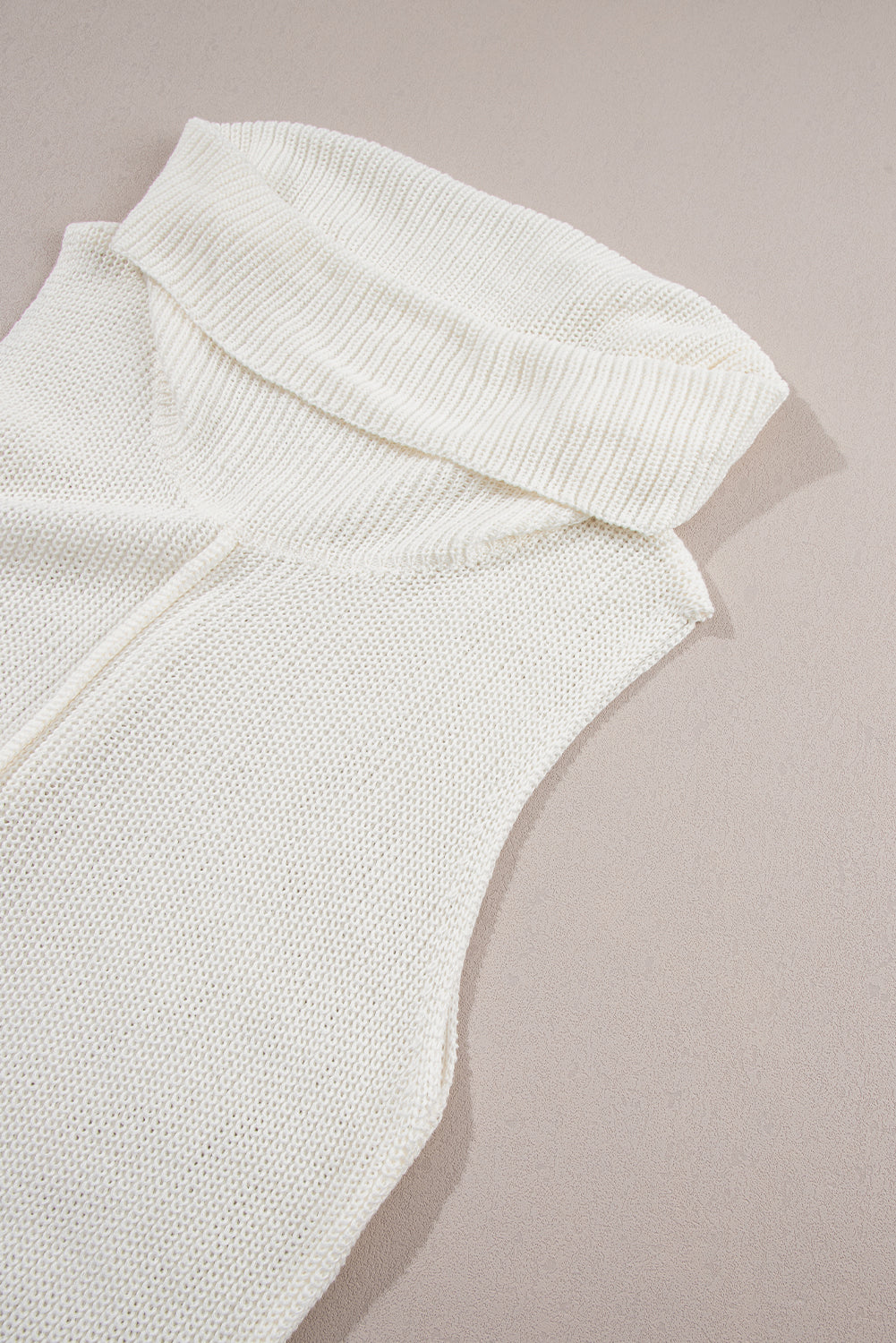 Eviana | Dames mouwloze gebreide pullover vest – ronde hals, middennaad, zeer comfortabel topje