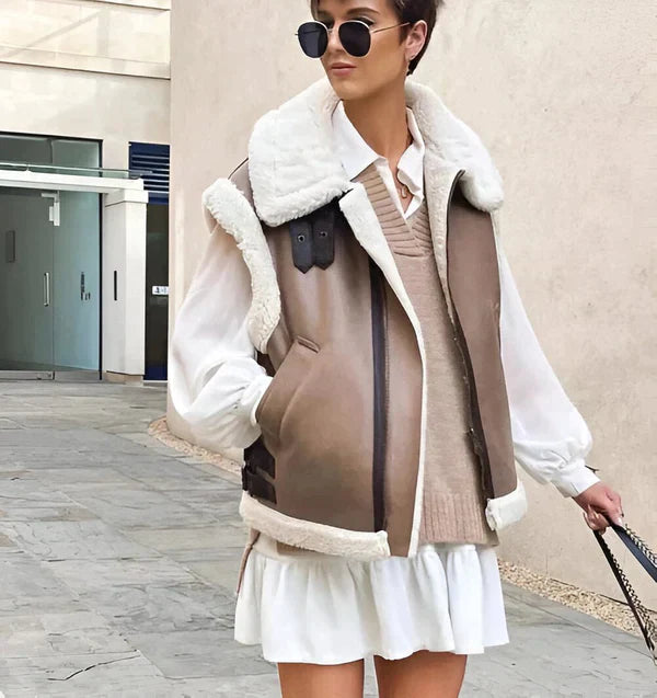 Elarie | Herfstvest voor dames – zacht, warm en stijlvol