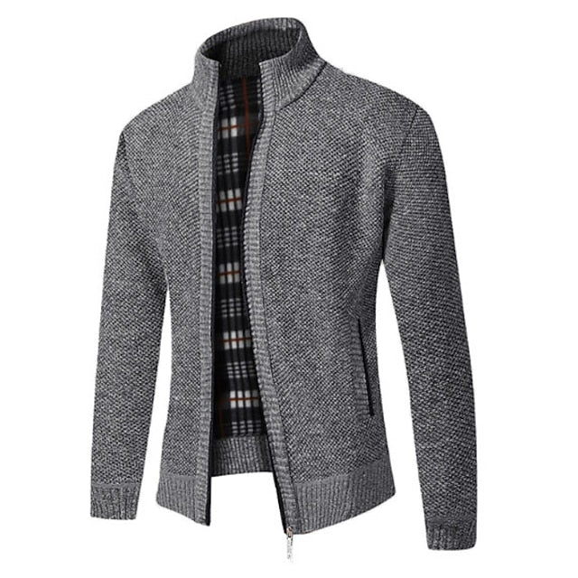 Brendir | Trui met rits voor heren - Stijlvolle trui met halve rits, casual Slim Fit