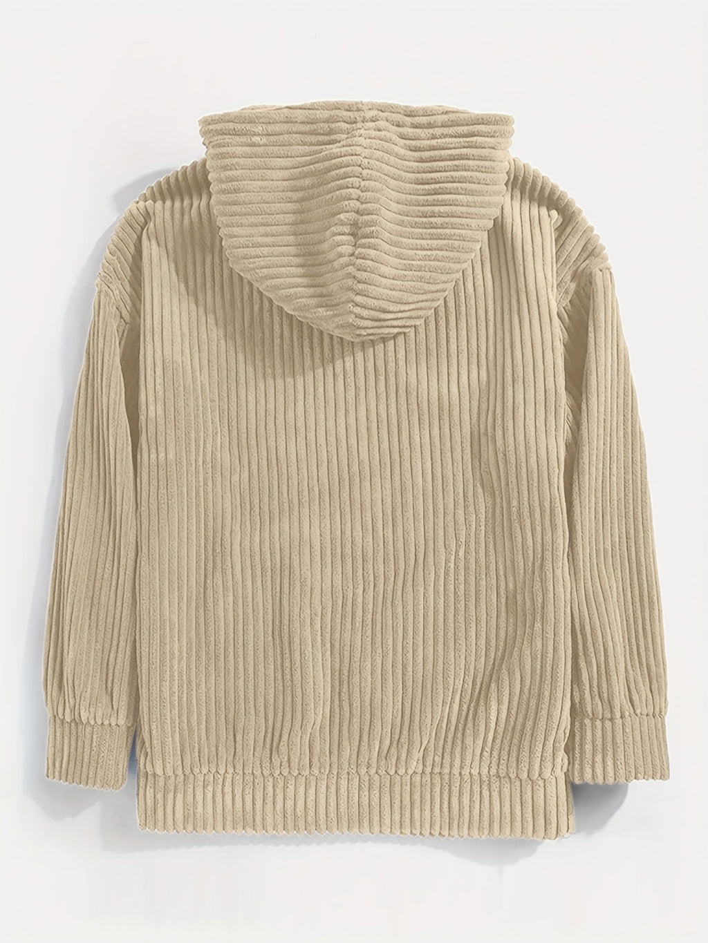 Berthar | Heren corduroy sweater met capuchon – Casual trui met lange mouwen voor herfst en winter