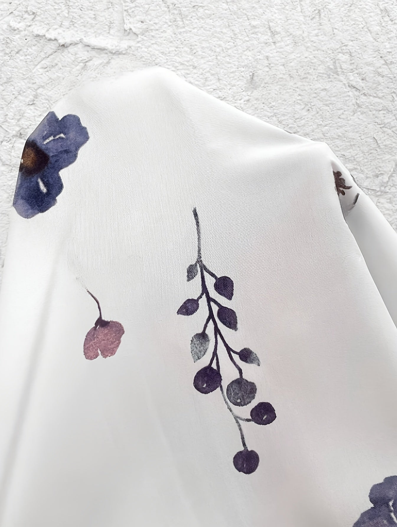 Atarah | Elegant Floral Print Shirt Dress - Long Sleeve, Casual and Chic