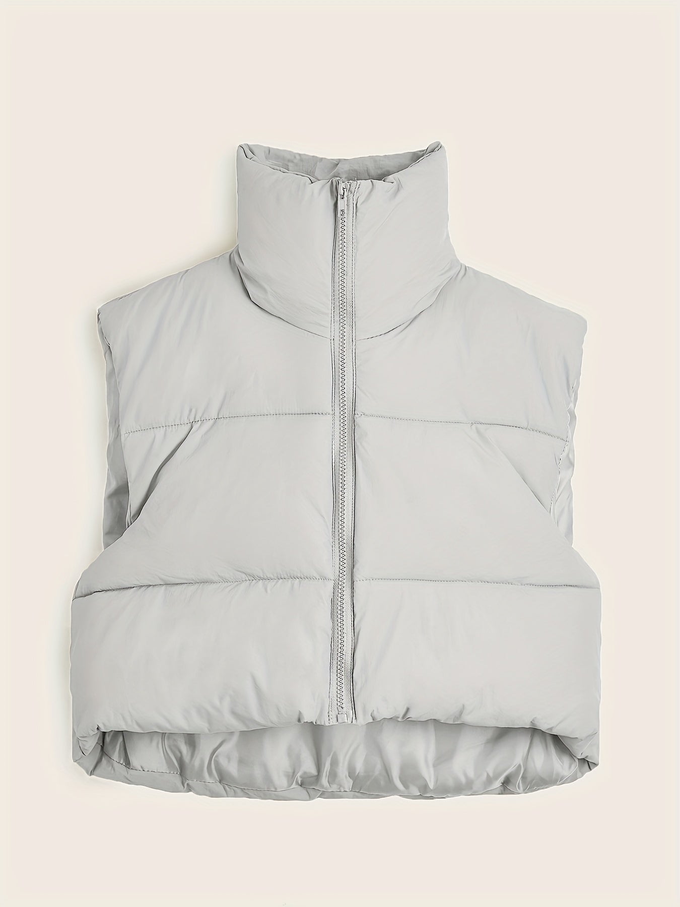 Adelheid | Vrouwen Lichtgewicht Mouwloos Thermisch Vest - Zip-up, Effen, Herfst/Winter Laag