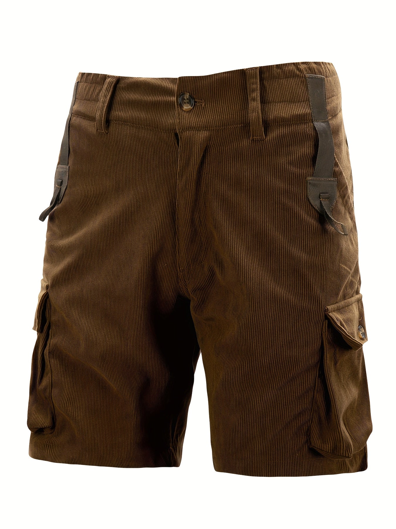 Aureon | Casual corduroy overall voor heren – Effen, ademende broek met ritssluiting