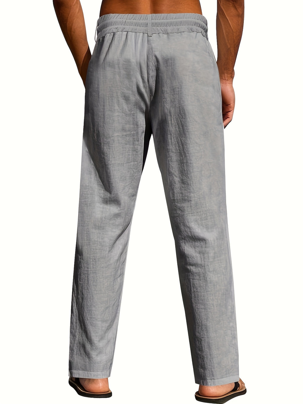 Larkin | Lightweight linen men's trousers, straight leg, breathable, comfortable