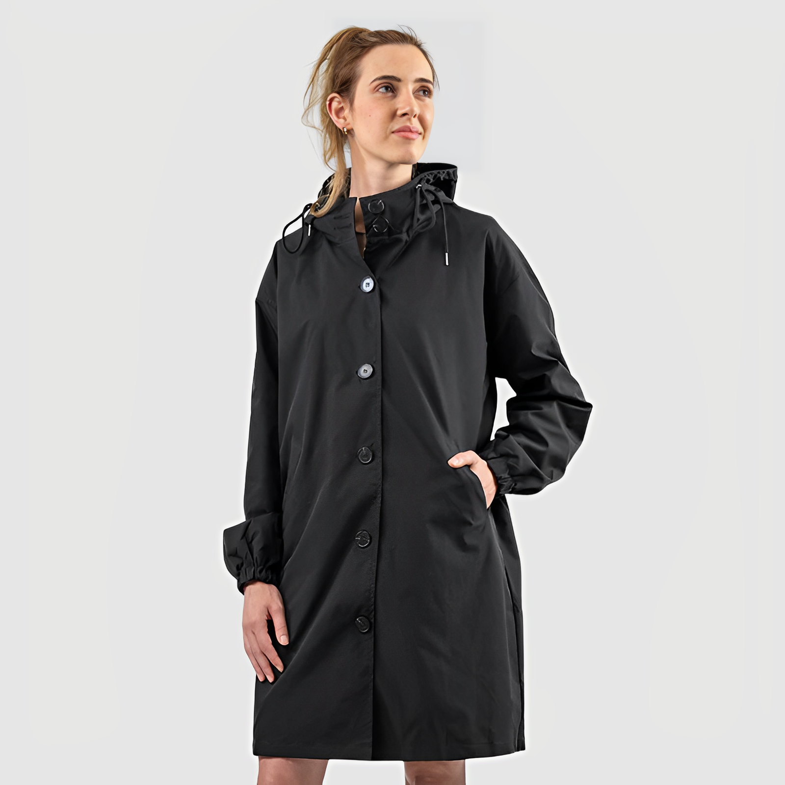 Jazira | Waterdichte regenjas met capuchon voor dames - Klassieke outdoorjas voor alle weersomstandigheden