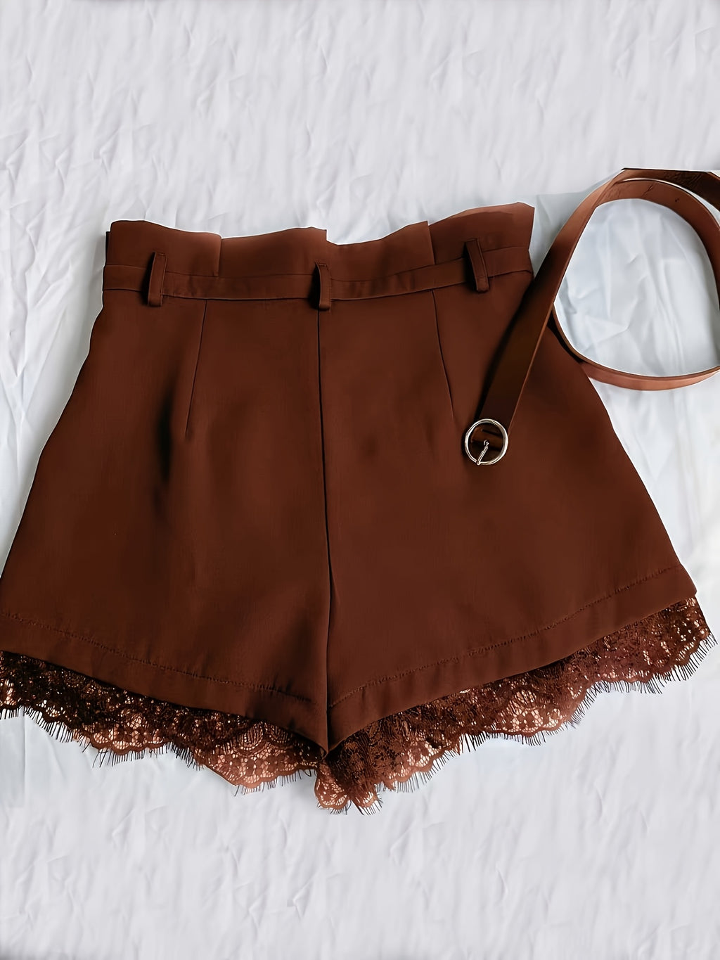 Ziah | Chique kanten short voor dames – Elegante, casual zomerkleding met hoge taille