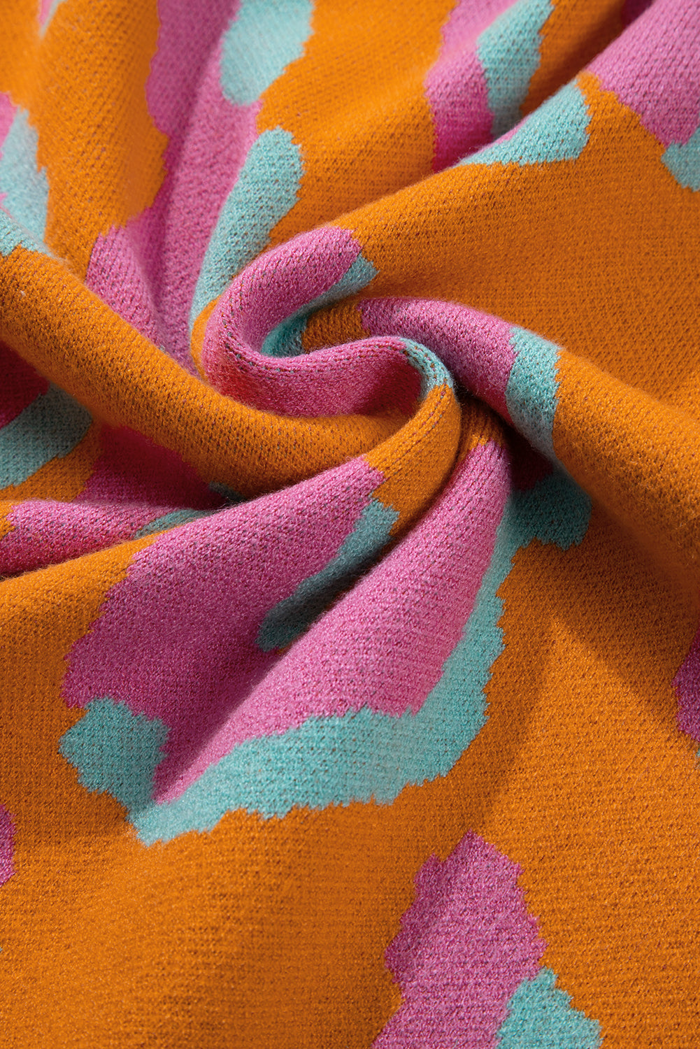 Brynoria | Gebreide Colorblock Trui - Sweater met ronde hals, geribde zoom en lange mouwen