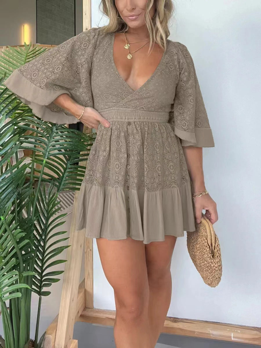 Zuzana | Robe-combinaison en dentelle enchanteresse 
