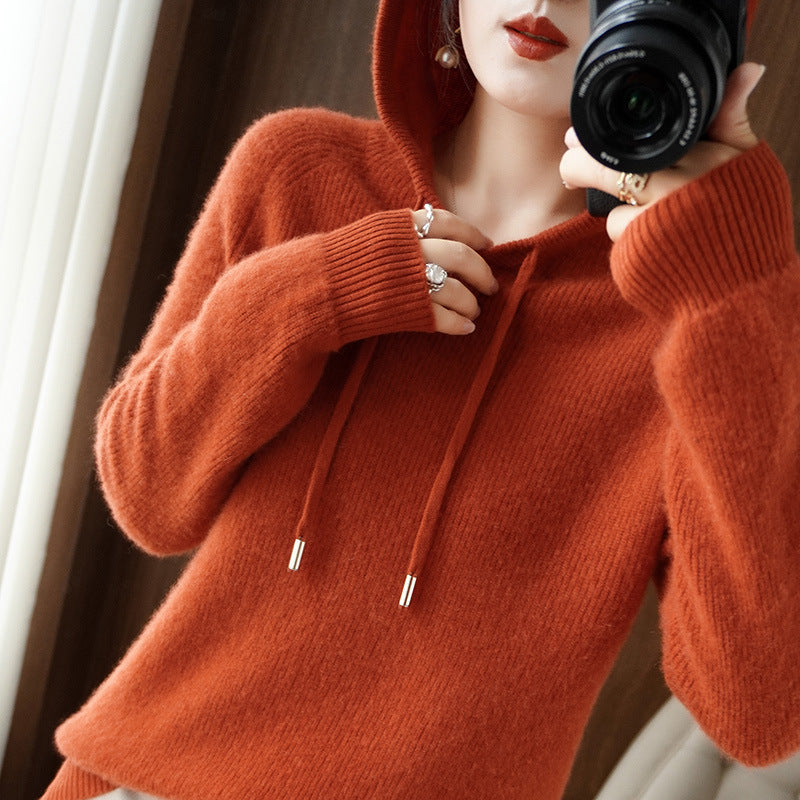 Dalina | Kasjmier trui met capuchon – Warm en comfortabel