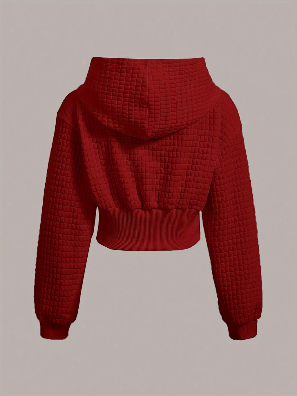 Azaria | Dames Cropped Hoodie met Touwtrekkoord en Knoopdetail - Stijlvol en Comfortabel