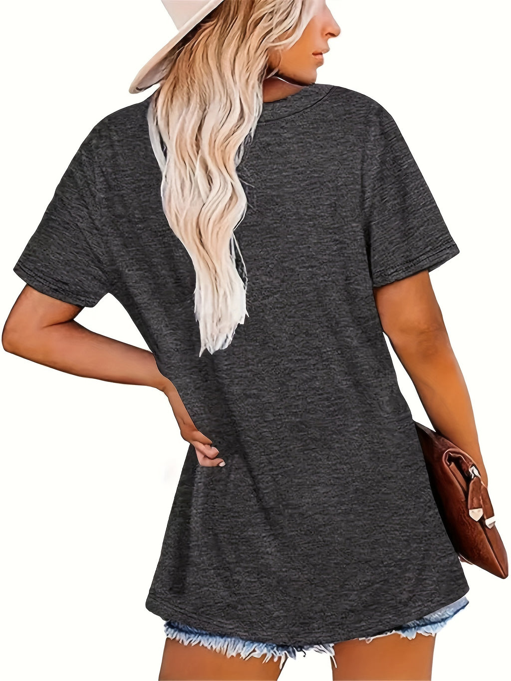 Olyssia | Dames Vintage T-shirt met bloemenprint - Casual Loose Fit