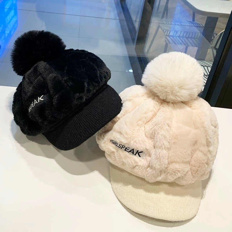 CozyBrim | Warme wintermuts voor dames – korte rand, zachte en isolerende beanie voor koud weer