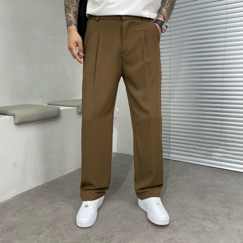 Orien | Pantalon droit pour homme – Confortable, coupe ajustée, polyvalent pour le travail et les loisirs