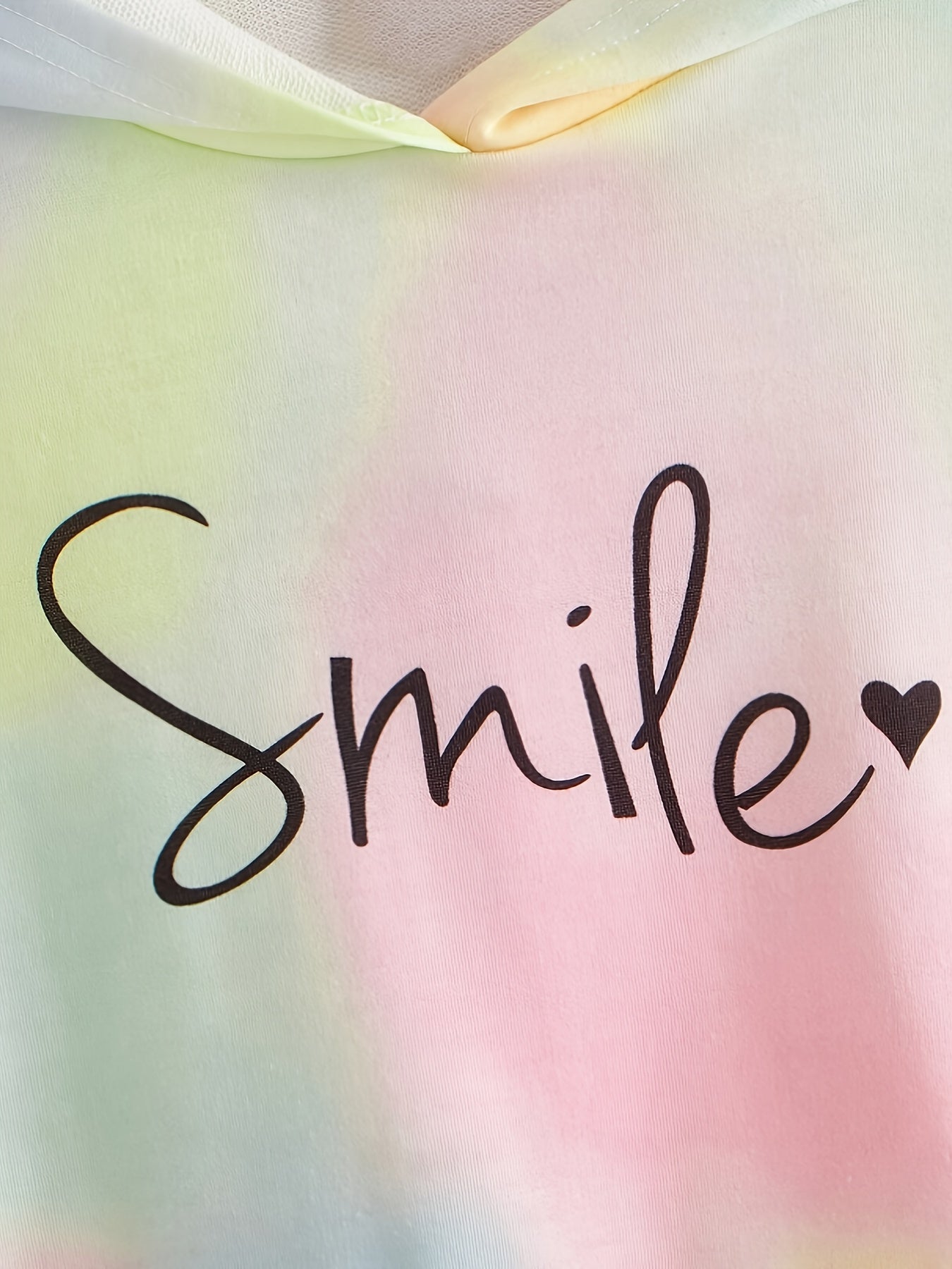 Blythe | Tie-Dye “Smile” Hoodie Sweatshirt voor dames - Casual comfort, capuchonontwerp