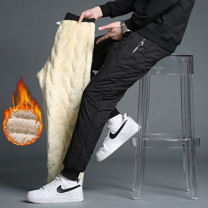 ThermoWear | Unisex fleece winterbroek – warme thermische broek, casual en comfortabele joggingbroek
