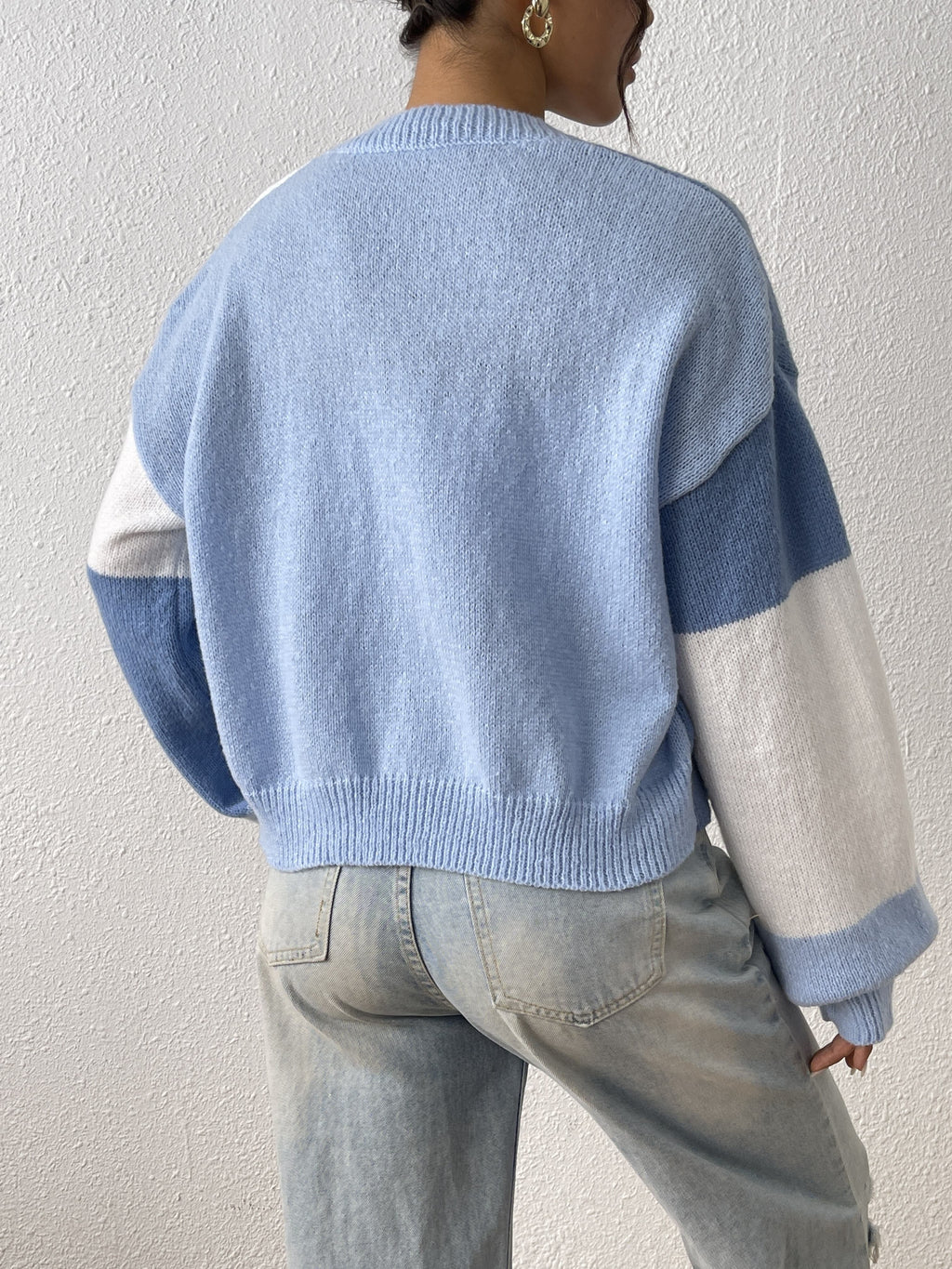 Dreya | Gebreid damesvest met kleurblokken - Trendy, gezellig & veelzijdig voor elke gelegenheid