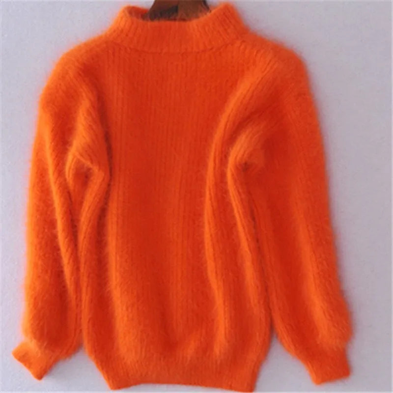 Minka | Fluffy pluche coltrui voor dames - knus, warm en stijlvol herfst- en winterbreigoed