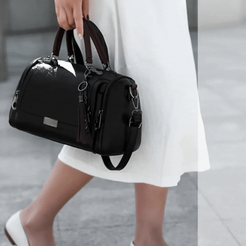 Avenza | Stijlvolle leren handtas voor vrouwen met verstelbare schouderriem - veelzijdig en chic modeaccessoire