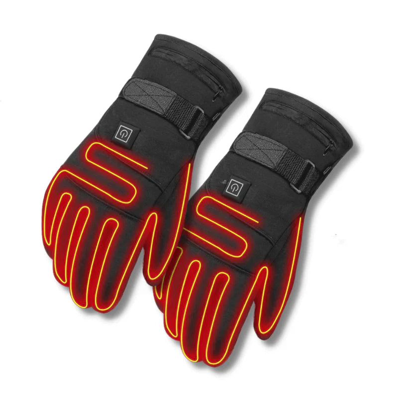 BlazeHands | Gants d'hiver chauffants électriques imperméables unisexes – Écran tactile, chaleur réglable