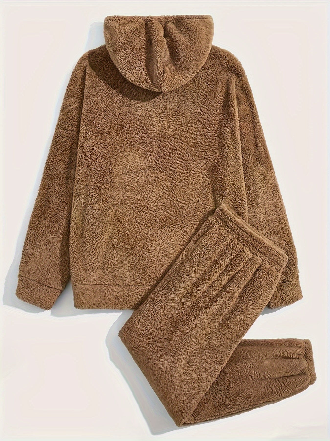 Jester | Teddy Hoodie & Sweatbroek Set voor Heren - 2-Delige Winter Casual Outfit, Warme Trui, Joggers