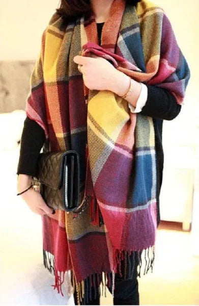 Velvique | Premium Kasjmier Sjaal - Ultra-Zachte Thermische Sjaal voor Vrouwen, Elegant Winter Accessoire