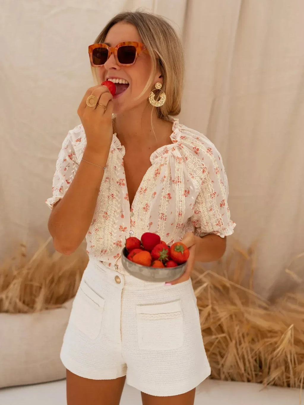 Rirelyn | Zomerse bloemenblouse voor dames – Lichte, casual en elegante top