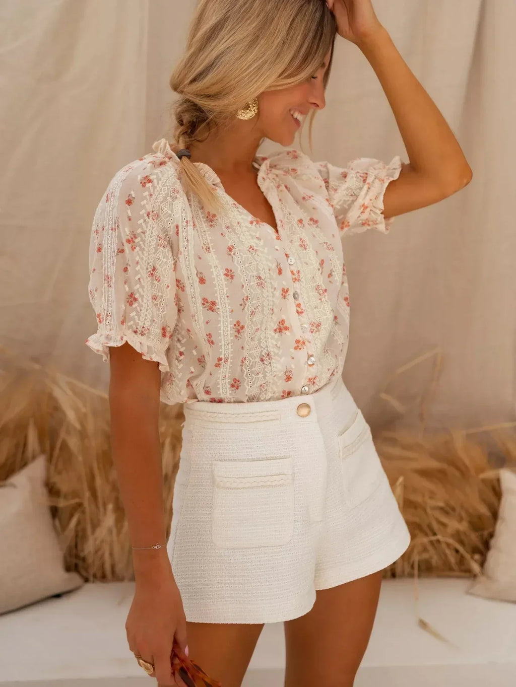 Rirelyn | Zomerse bloemenblouse voor dames – Lichte, casual en elegante top