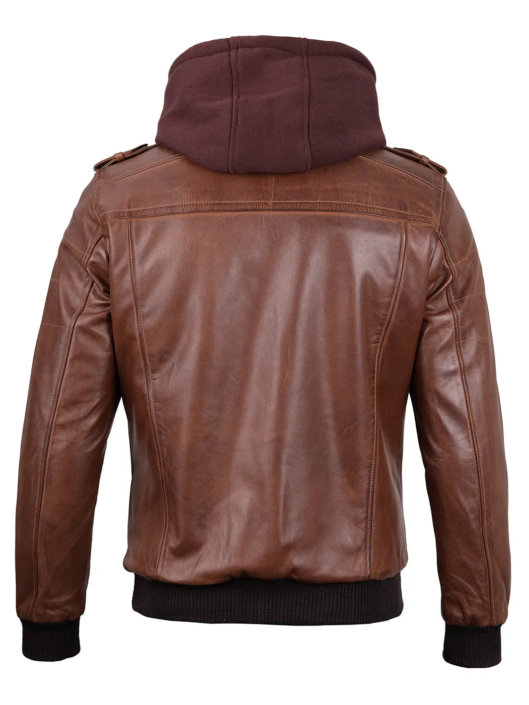 Blazic | Leren herenjas met capuchon – Casual en stijlvolle herfstjas