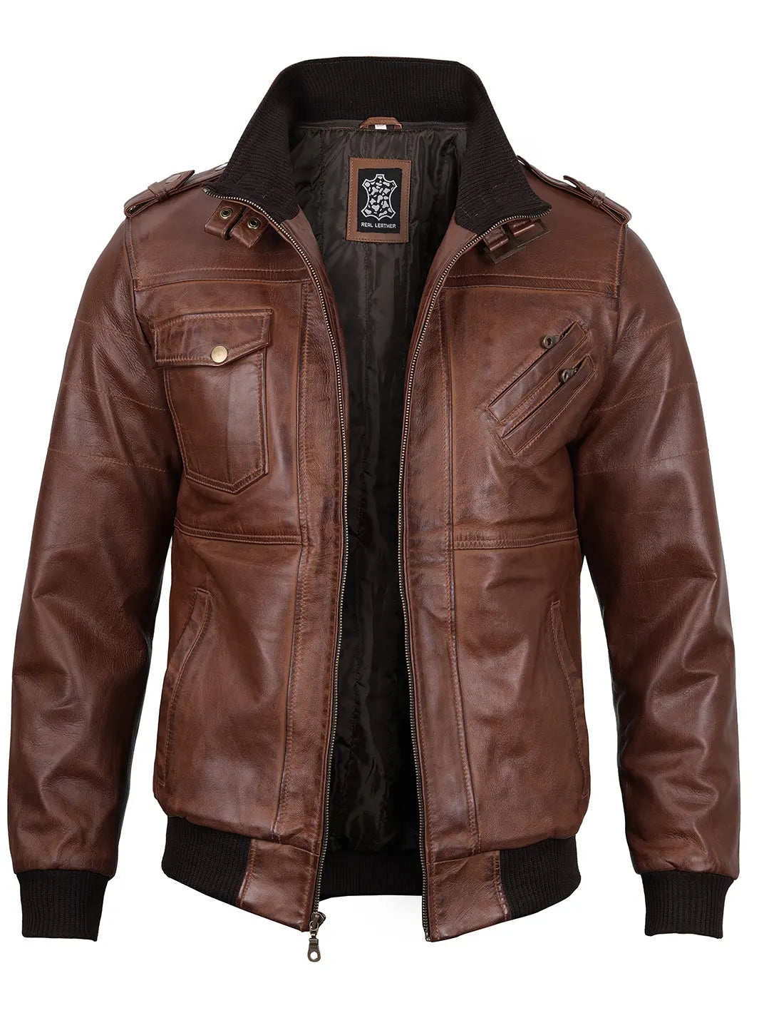 Blazic | Leren herenjas met capuchon – Casual en stijlvolle herfstjas