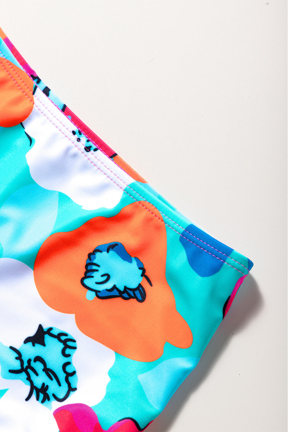 Kaelani | Ruffles Bloemenprint Hoge Taille Bikini