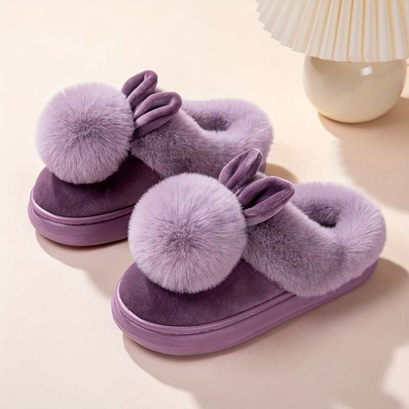 SnuggleStep | Vrouwen pantoffels van pluche - Zachte, donzige, warme antislippantoffels voor binnen en buiten