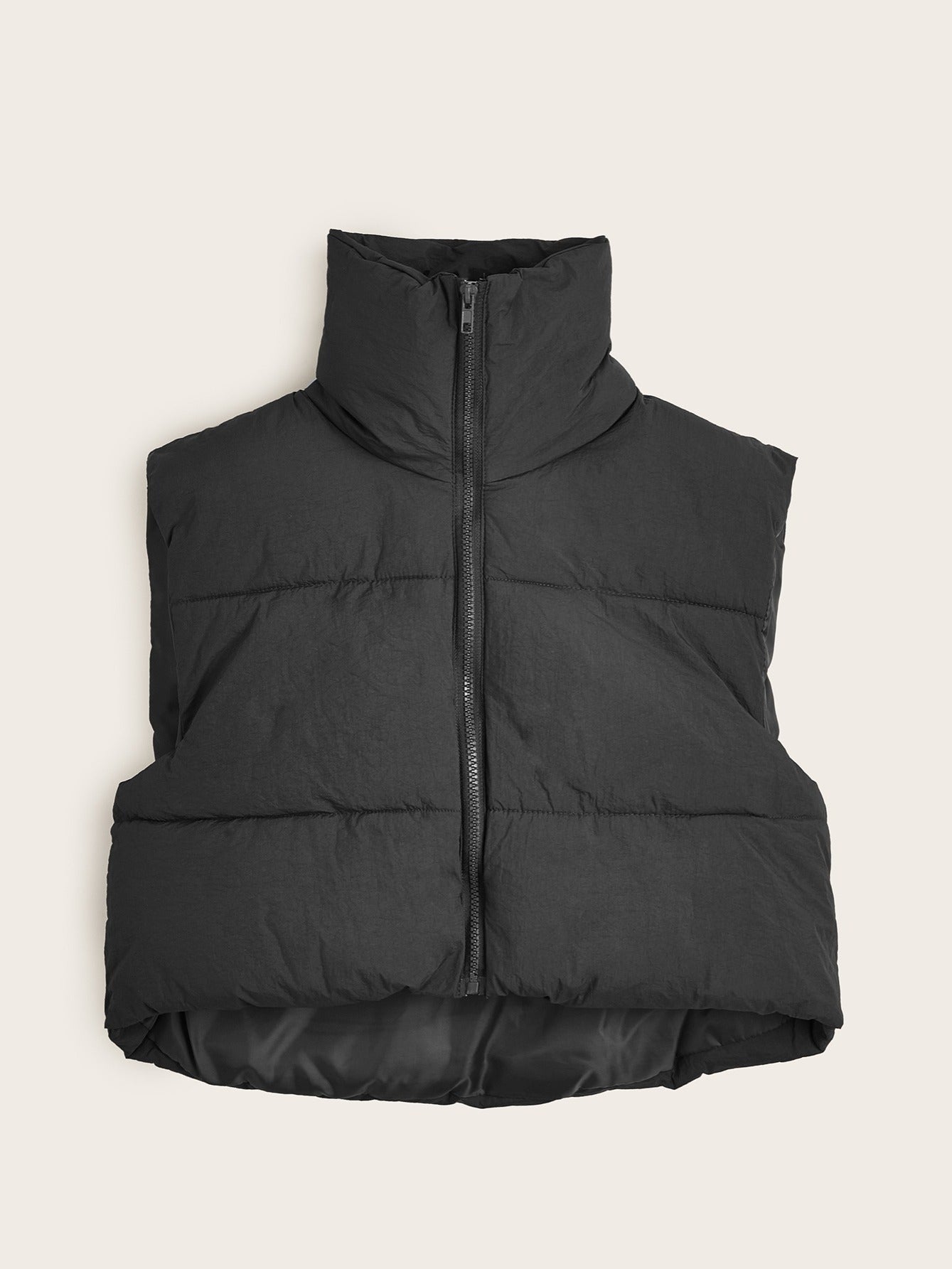 Adelheid | Vrouwen Lichtgewicht Mouwloos Thermisch Vest - Zip-up, Effen, Herfst/Winter Laag