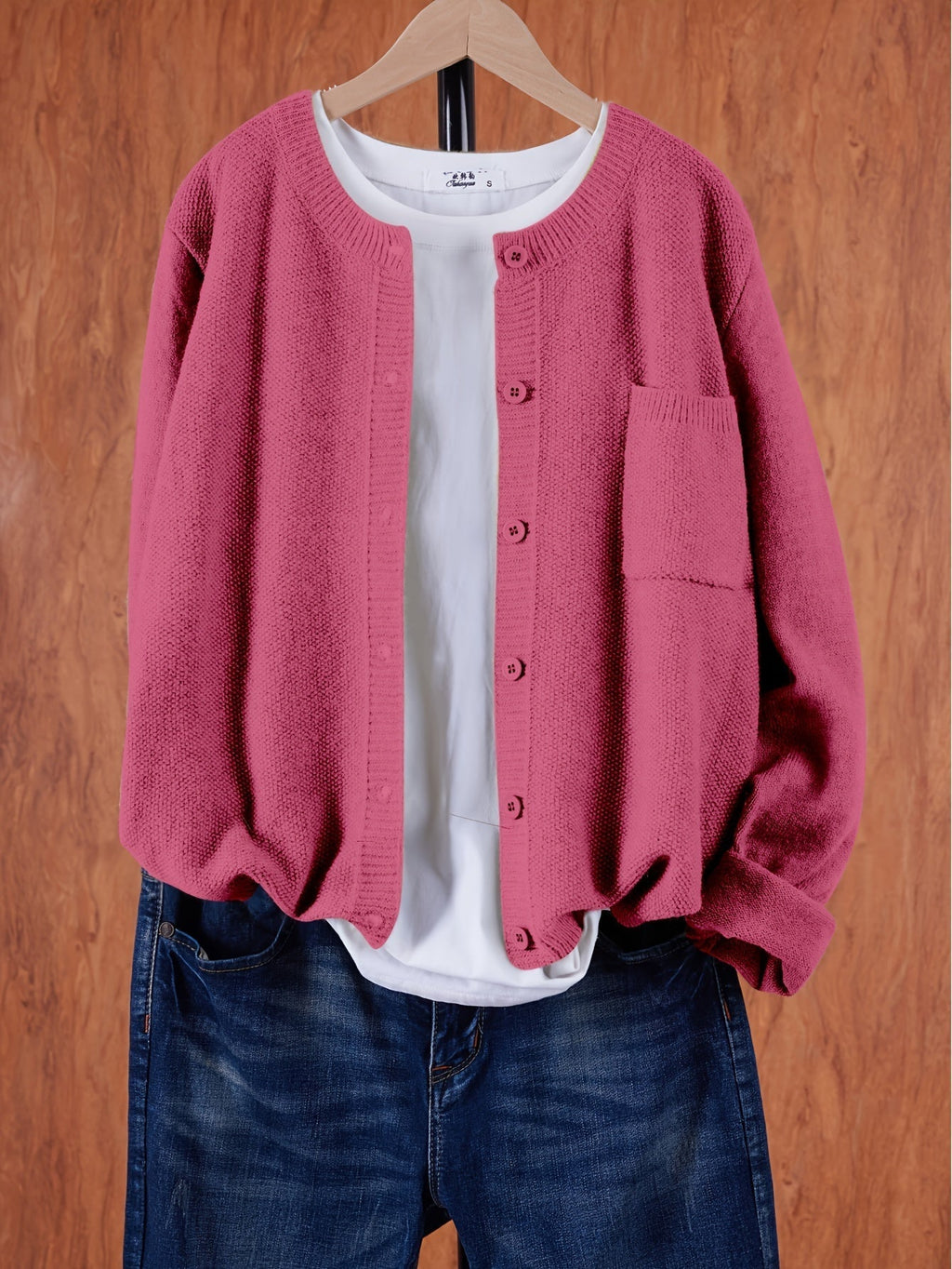 Jomira | Casual vest voor dames – Lichtgewicht gebreide trui, lange mouwen, zacht en comfortabel