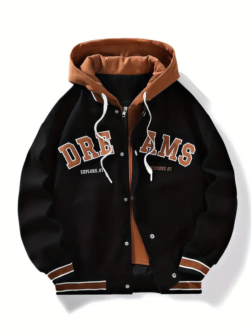 Declan | Uni herenjack met capuchon - Lichtgewicht, casual, veelzijdig, stijlvol