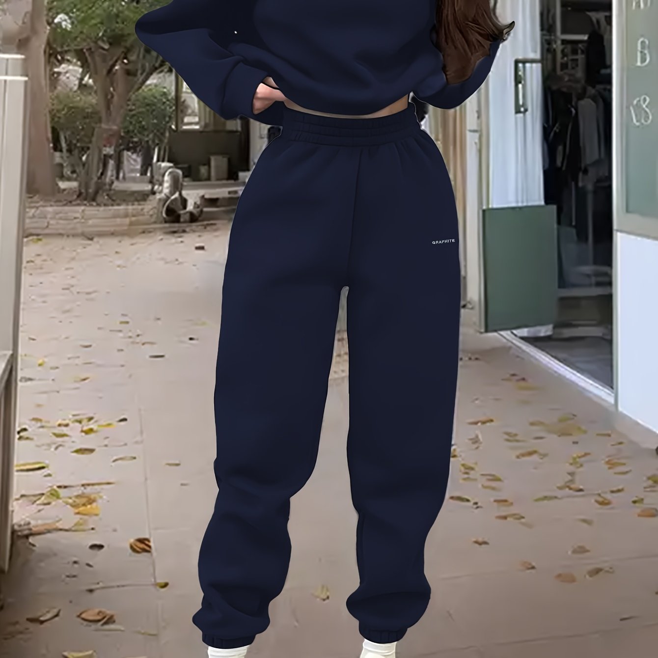 Dariah | Casual sweatshirt- en broekenset voor dames, losse pasvorm, comfortabele sportkleding