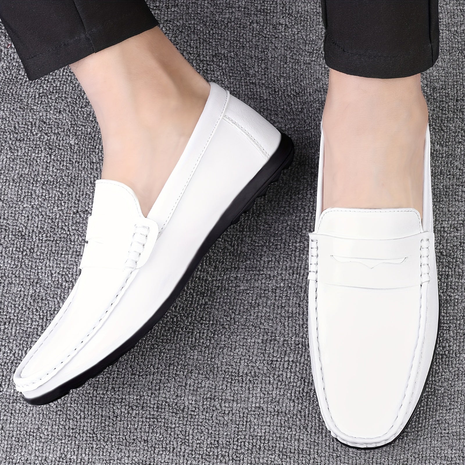 UrbanPenny | Heren Vintage Penny Loafers - Comfy Slip-On Formele Schoenen