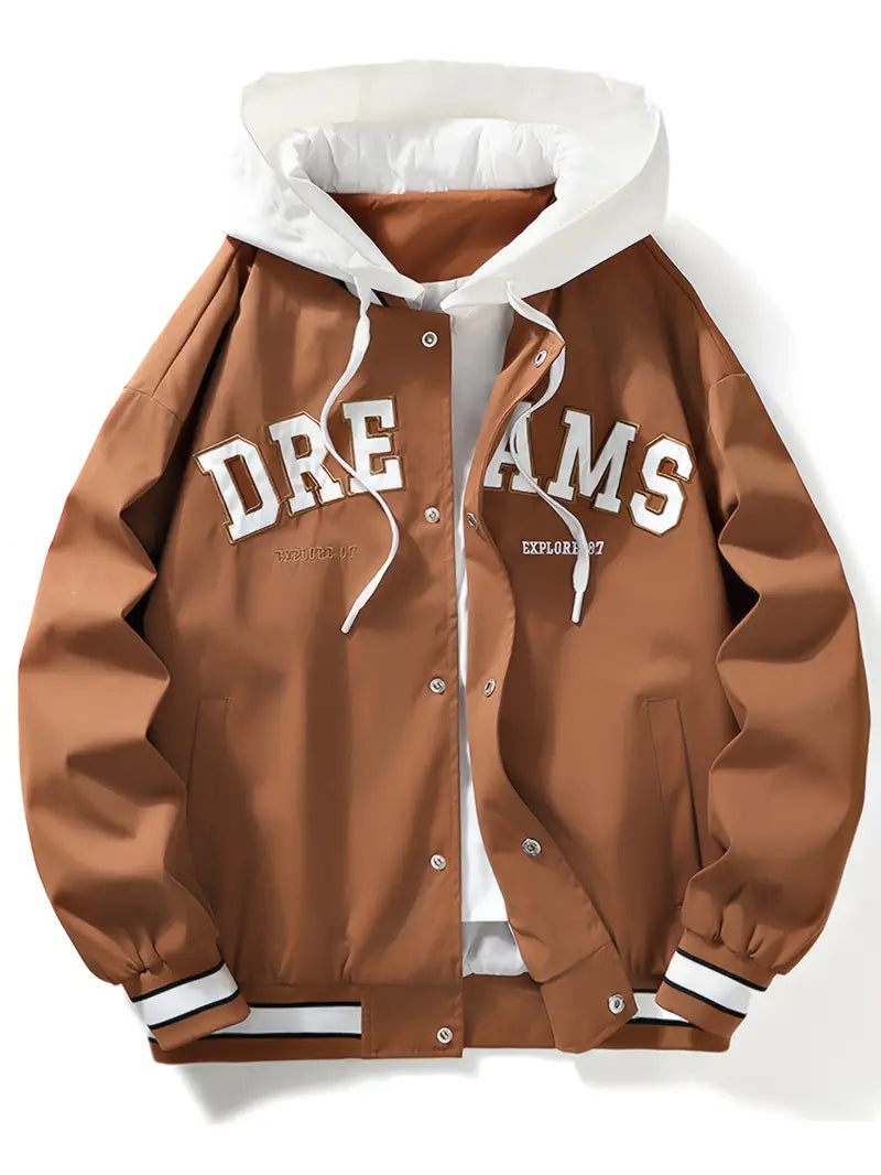 Declan | Uni herenjack met capuchon - Lichtgewicht, casual, veelzijdig, stijlvol