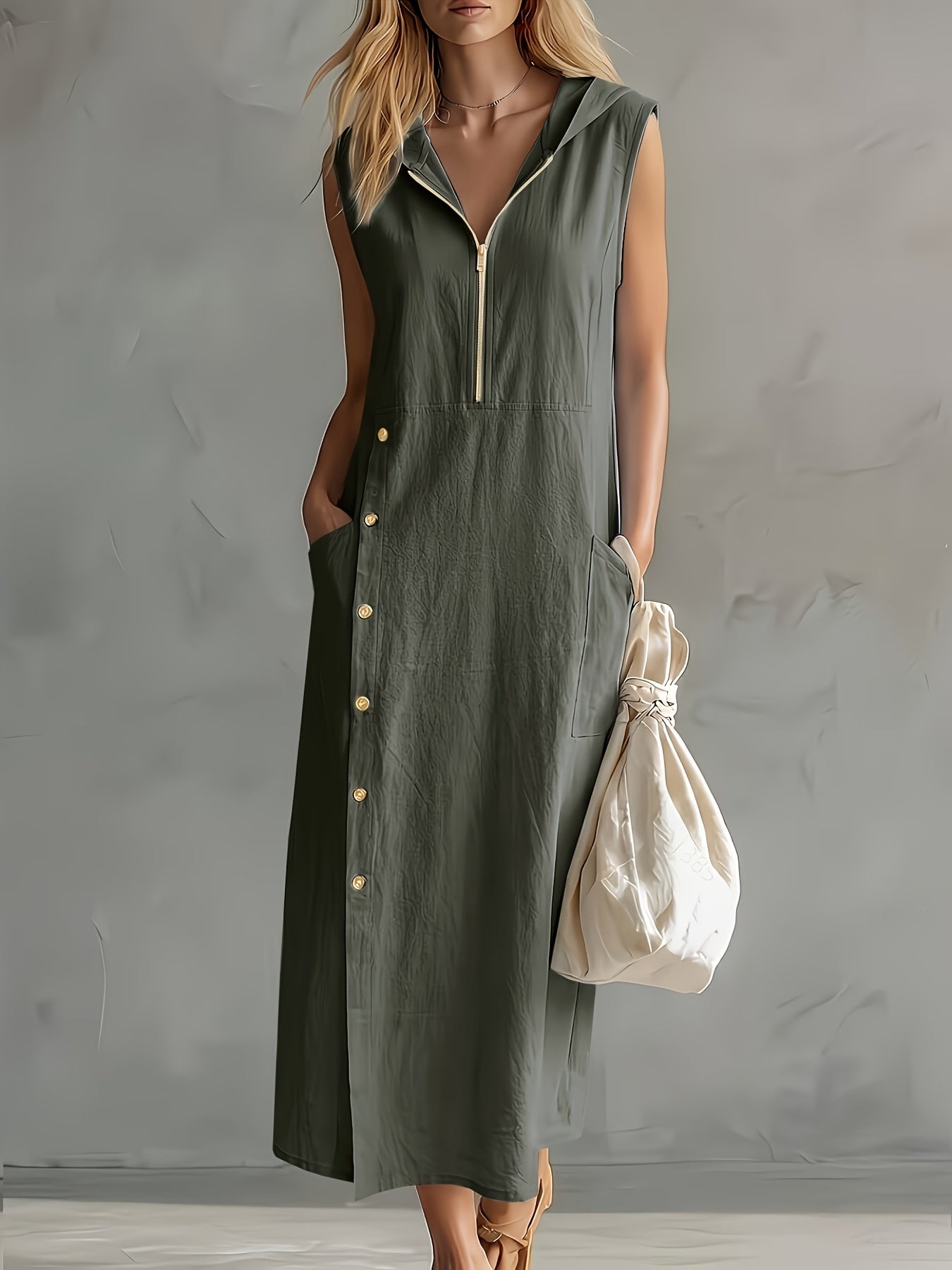 Jovyn | Zomerse casual jurk voor dames – Ruime, elegante jurk