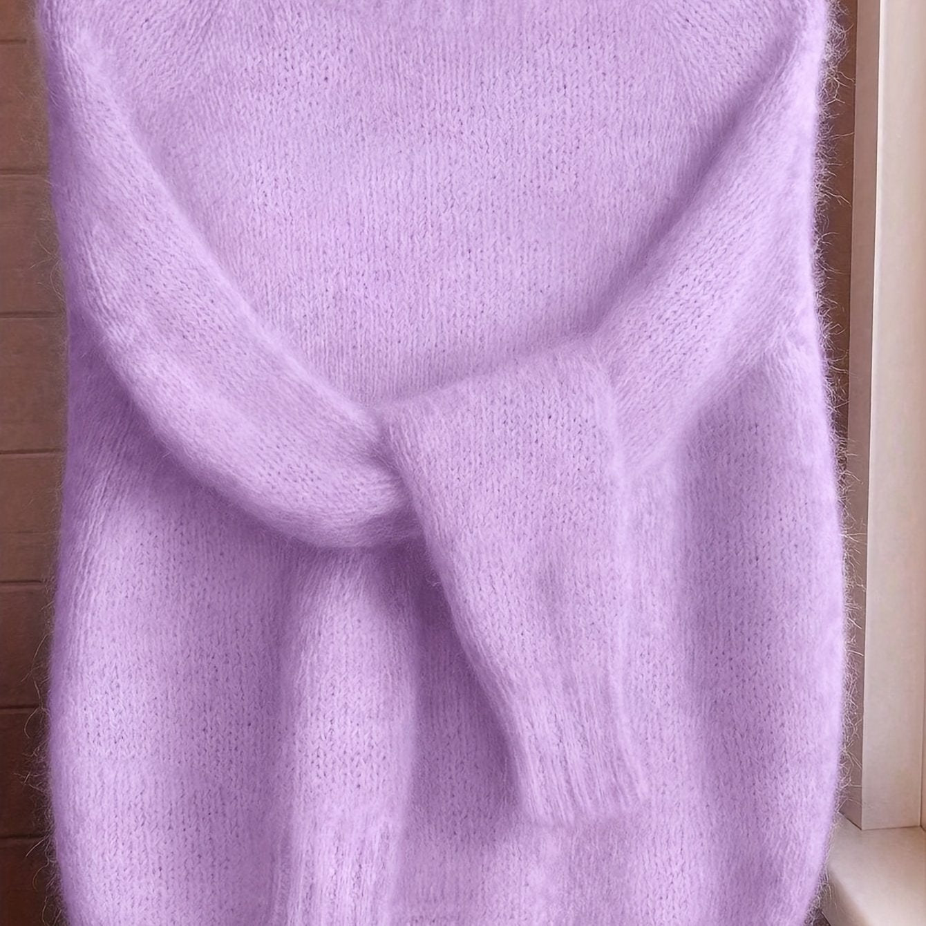 Lorixa | Zachte mohairmix trui voor dames – Comfortabele, stijlvolle raglanmouwen voor de winter