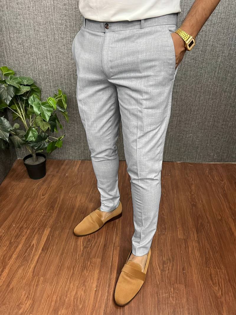 Olivier | Heren Slim Fit Business Casual Broek - Broek voor Kantoor & Dagelijks Dragen