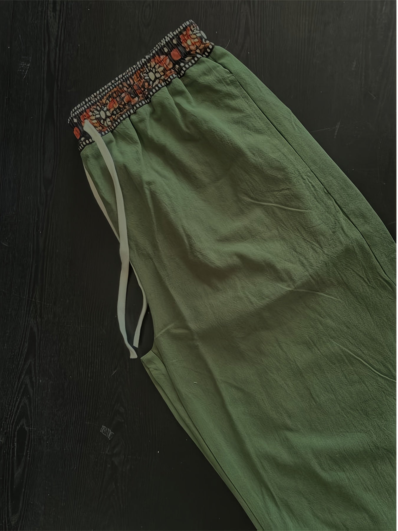 Ezra | Heren casual linnen strandbroek – lichtgewicht, ademende broek met trekkoord