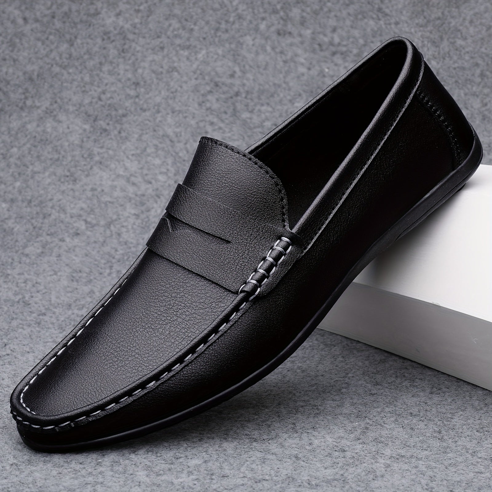 UrbanPenny | Heren Vintage Penny Loafers - Comfy Slip-On Formele Schoenen